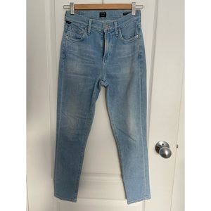 Citizens rocket crop skinny jeans